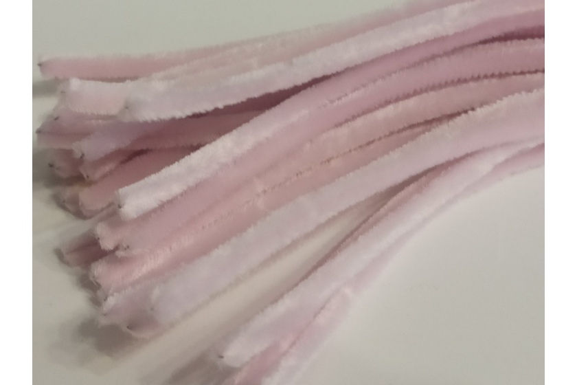 Синельний дріт, 30 см, ніжно-рожевий