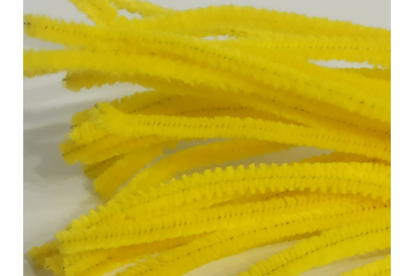 Синельний дріт, 30 см, жовтий