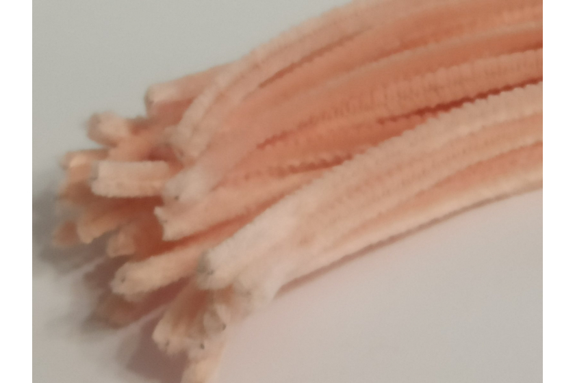 Синельний дріт, 30 см, персиковий