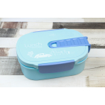 Ланч-бокс з машинкой 800 мл, блакитний
