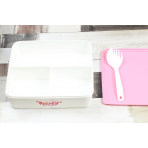 Ланч-бокс "Wirly" 800 мл, 3 відділення, рожевий