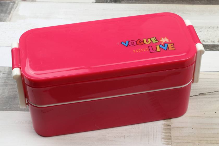 Ланч-бокс "Vogue Live", 3 відділення, малиновий