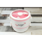 Ланч-бокс "Love you" 1200 мл, 4 відділення, біло-рожевий