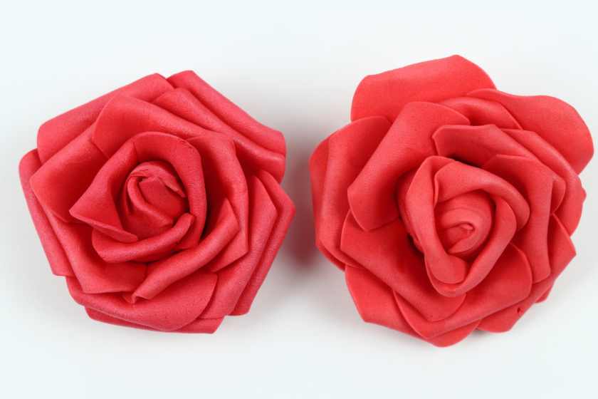 Бутон троянди із латекса, 7 см, червоний