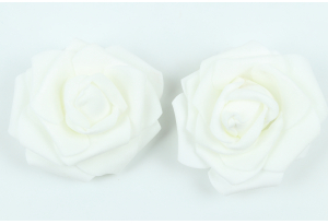 Бутон розы из латекса, 7 см, белый