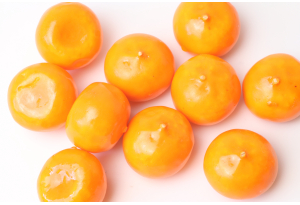 Фрукти, мандарин, 3 см, помаранчевий