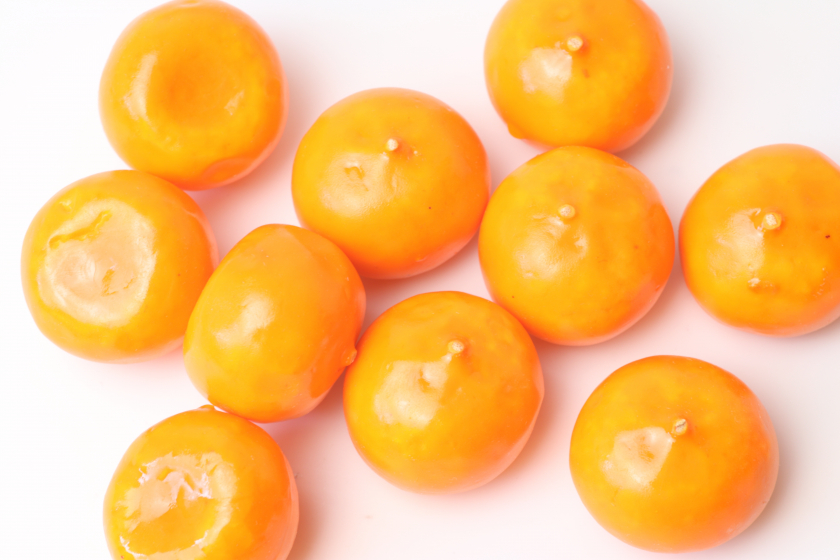 Фрукти, мандарин, 3 см, помаранчевий