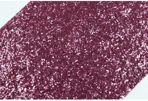 Экокожа с микропайетками 19x30 см, толщина 1 мм, малиновая