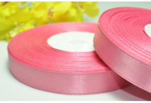 Атласна стрічка 1.2 см, однотонна, пудрова