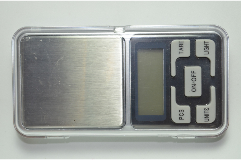 Ювелірні ваги, Pocket Scale, 500 гр/0,1 гр, колір - метал