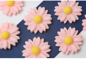 Серединка Маргаритка, 22 мм, рожева