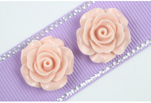 Серединка, Троянда, 20 мм, кремово-рожева
